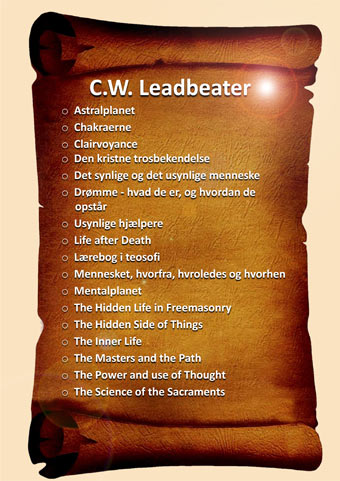 Menu-Litteratur-C-W-Leadbeater