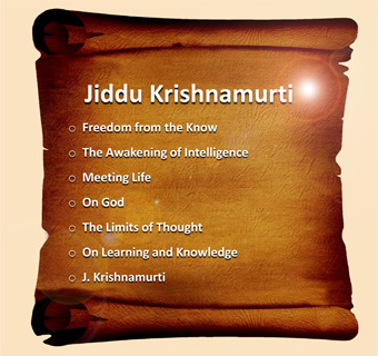 Menu-Litteratur-Jiddu-Krishnamurti
