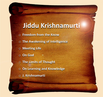 Menu-Litteratur-Jiddu-Krishnamurti