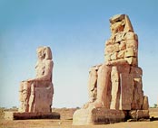 Ikon-Sevrdigheder-Memnon-statuerne-Esoterisk-egyptologi