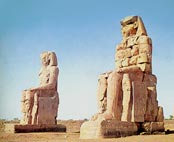 Ikon-Sevrdigheder-Memnon-statuerne-Esoterisk-egyptologi
